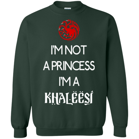 Sweatshirts Forest Green / Small Princess Khaleesi Crewneck Sweatshirt