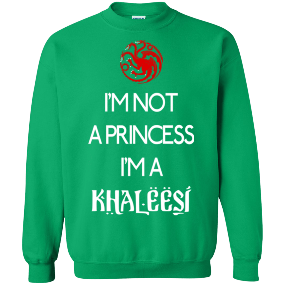 Sweatshirts Irish Green / Small Princess Khaleesi Crewneck Sweatshirt