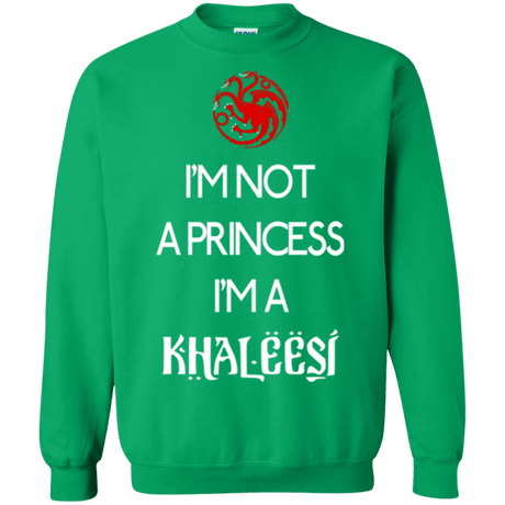 Sweatshirts Irish Green / Small Princess Khaleesi Crewneck Sweatshirt