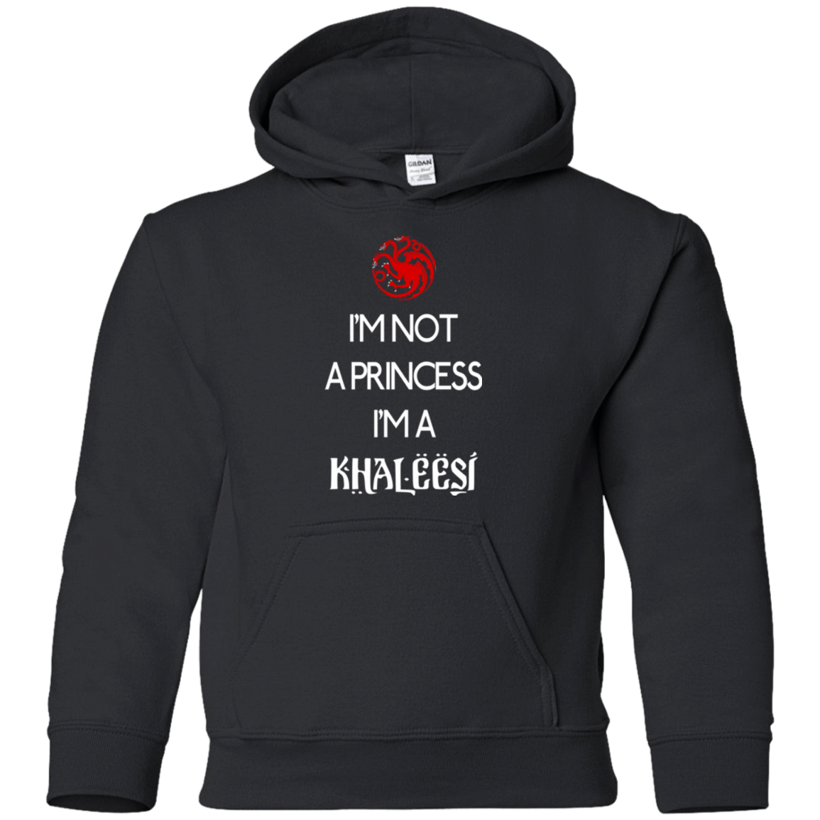 Sweatshirts Black / YS Princess Khaleesi Youth Hoodie