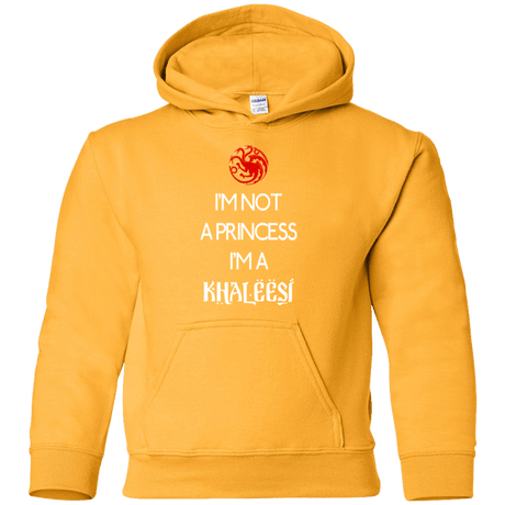 Sweatshirts Gold / YS Princess Khaleesi Youth Hoodie