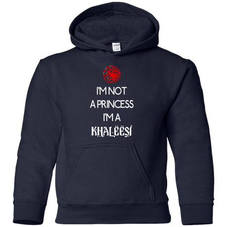 Sweatshirts Navy / YS Princess Khaleesi Youth Hoodie
