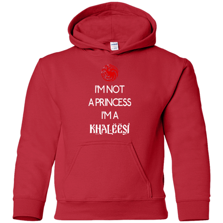 Sweatshirts Red / YS Princess Khaleesi Youth Hoodie