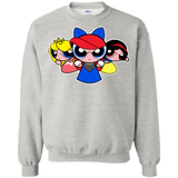 Sweatshirts Ash / Small Princess Puff Girls Crewneck Sweatshirt