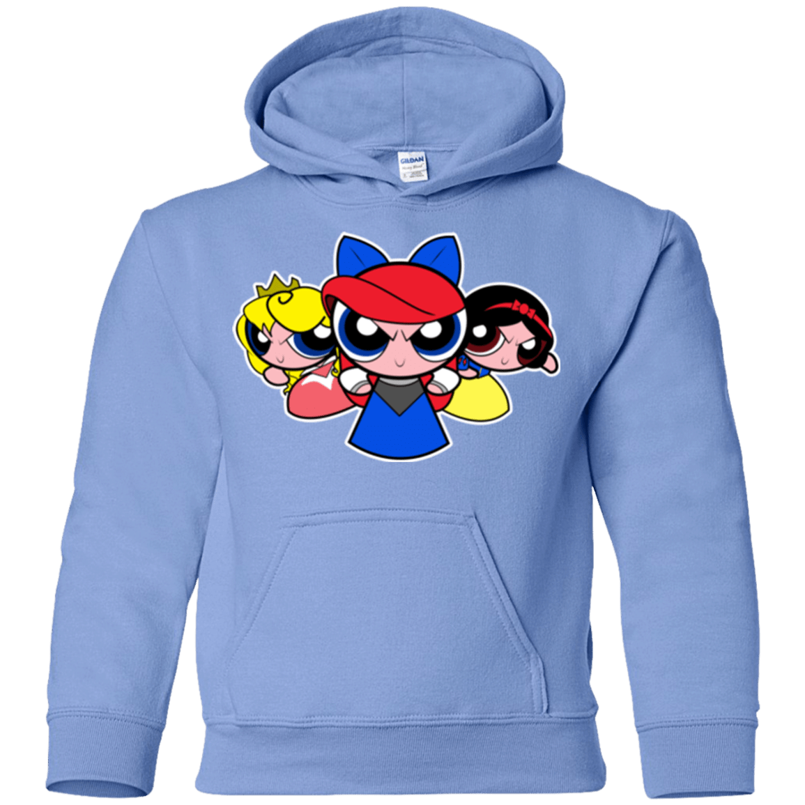 Sweatshirts Carolina Blue / YS Princess Puff Girls Youth Hoodie