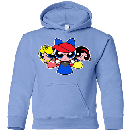 Sweatshirts Carolina Blue / YS Princess Puff Girls Youth Hoodie