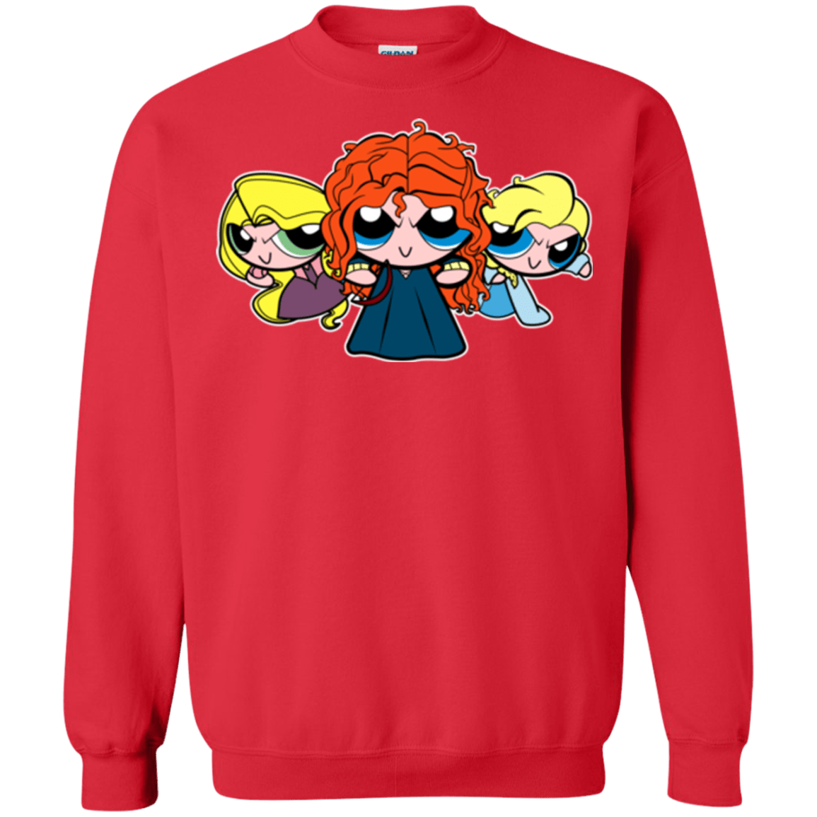 Sweatshirts Red / Small Princess Puff Girls2 Crewneck Sweatshirt