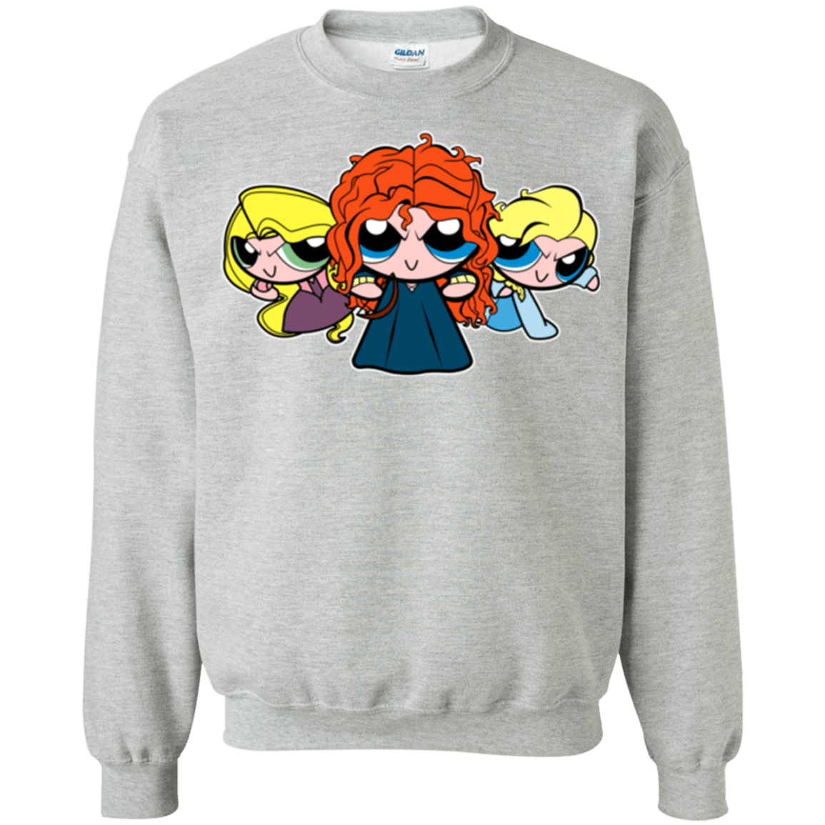 Sweatshirts Sport Grey / Small Princess Puff Girls2 Crewneck Sweatshirt