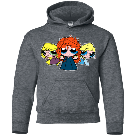 Sweatshirts Dark Heather / YS Princess Puff Girls2 Youth Hoodie