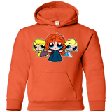 Sweatshirts Orange / YS Princess Puff Girls2 Youth Hoodie
