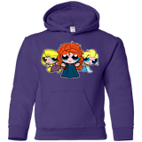 Sweatshirts Purple / YS Princess Puff Girls2 Youth Hoodie