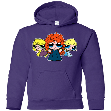 Sweatshirts Purple / YS Princess Puff Girls2 Youth Hoodie