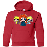 Sweatshirts Red / YS Princess Puff Girls2 Youth Hoodie