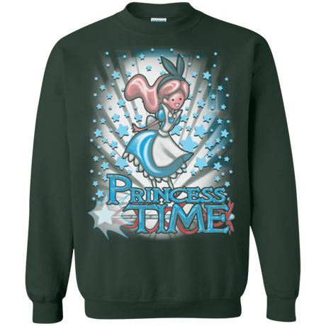 Sweatshirts Forest Green / Small Princess Time Alice Crewneck Sweatshirt