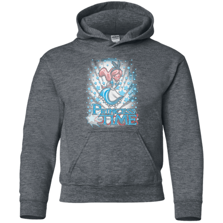 Sweatshirts Dark Heather / YS Princess Time Alice Youth Hoodie