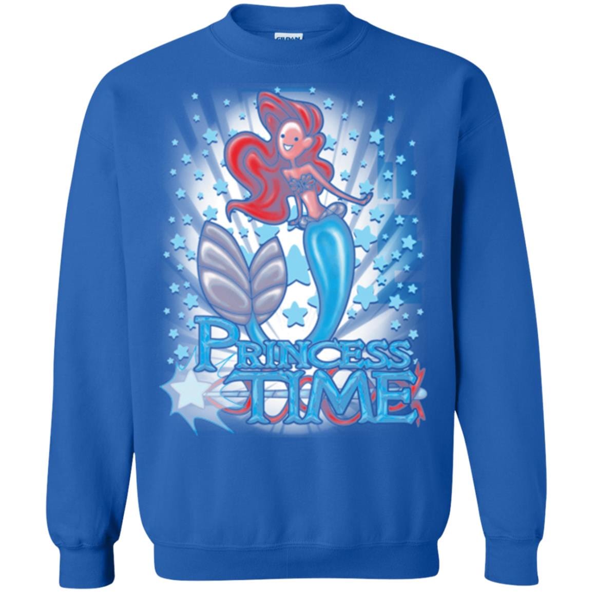Sweatshirts Royal / Small Princess Time Ariel Crewneck Sweatshirt