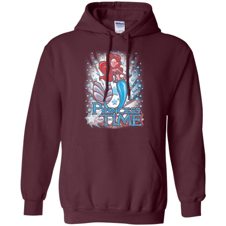 Sweatshirts Maroon / Small Princess Time Ariel Pullover Hoodie