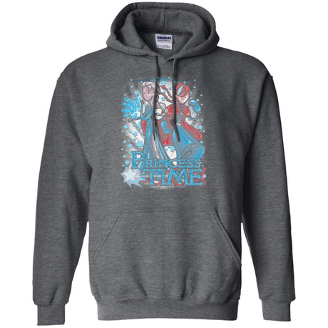 Sweatshirts Dark Heather / Small Princess Time Elsa Anna Pullover Hoodie