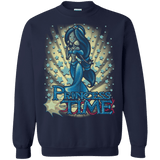 Sweatshirts Navy / Small Princess Time Jasmine Crewneck Sweatshirt