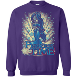 Sweatshirts Purple / Small Princess Time Jasmine Crewneck Sweatshirt