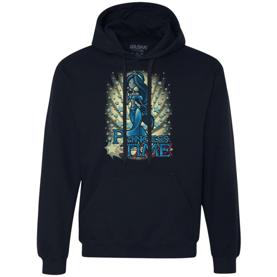 Sweatshirts Navy / Small Princess Time Jasmine Premium Fleece Hoodie