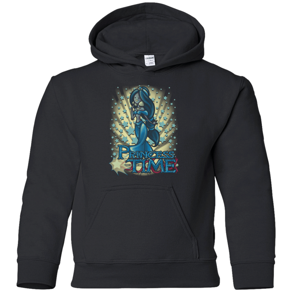 Sweatshirts Black / YS Princess Time Jasmine Youth Hoodie