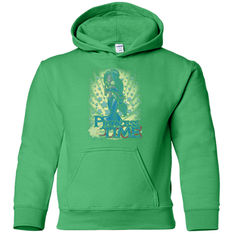 Sweatshirts Irish Green / YS Princess Time Jasmine Youth Hoodie