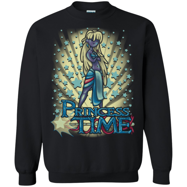 Sweatshirts Black / Small Princess Time Kida Crewneck Sweatshirt