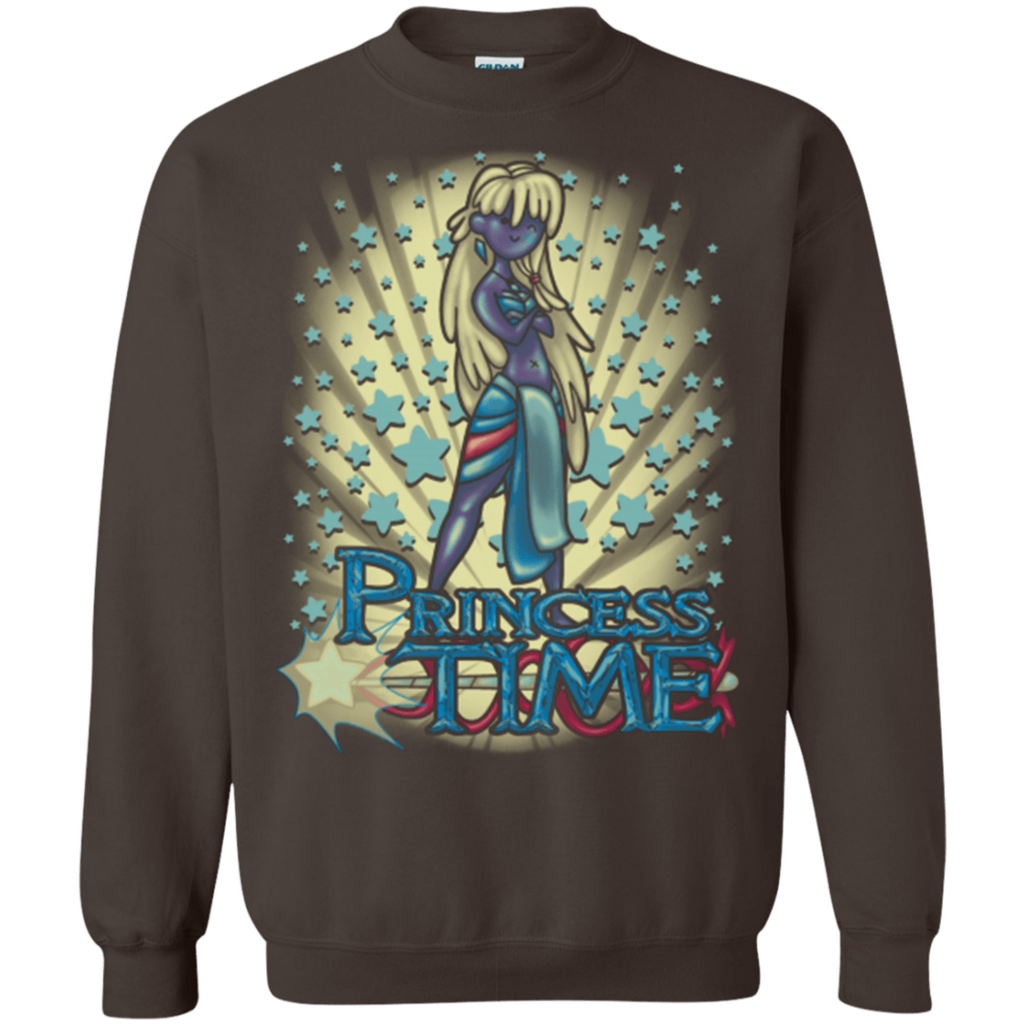 Sweatshirts Dark Chocolate / Small Princess Time Kida Crewneck Sweatshirt
