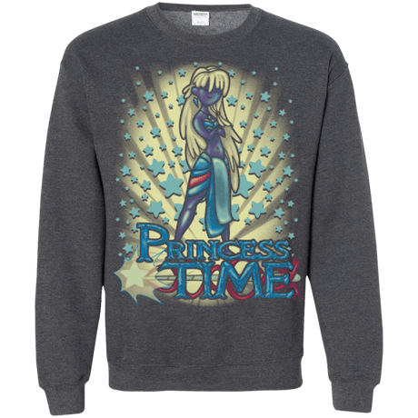 Sweatshirts Dark Heather / Small Princess Time Kida Crewneck Sweatshirt