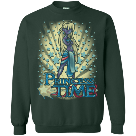 Sweatshirts Forest Green / Small Princess Time Kida Crewneck Sweatshirt