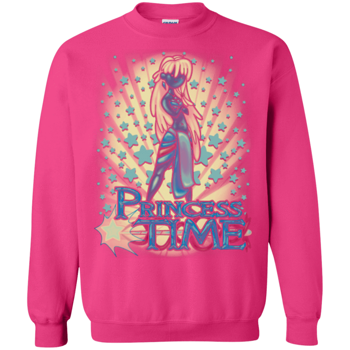 Sweatshirts Heliconia / Small Princess Time Kida Crewneck Sweatshirt