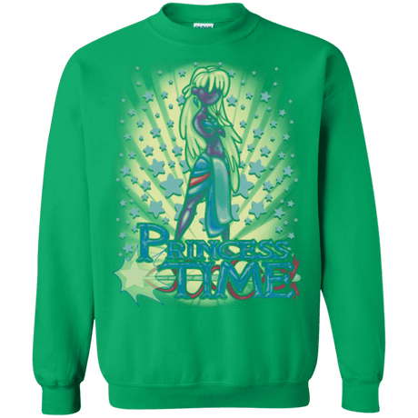 Sweatshirts Irish Green / Small Princess Time Kida Crewneck Sweatshirt