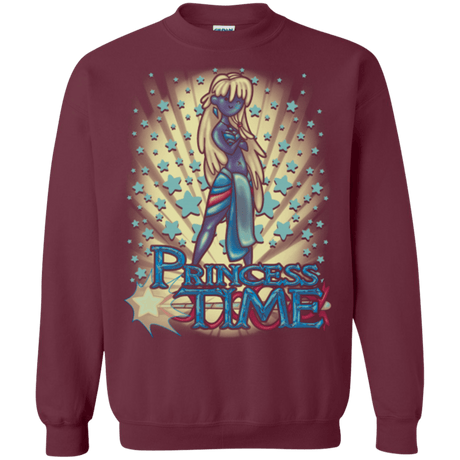 Sweatshirts Maroon / Small Princess Time Kida Crewneck Sweatshirt