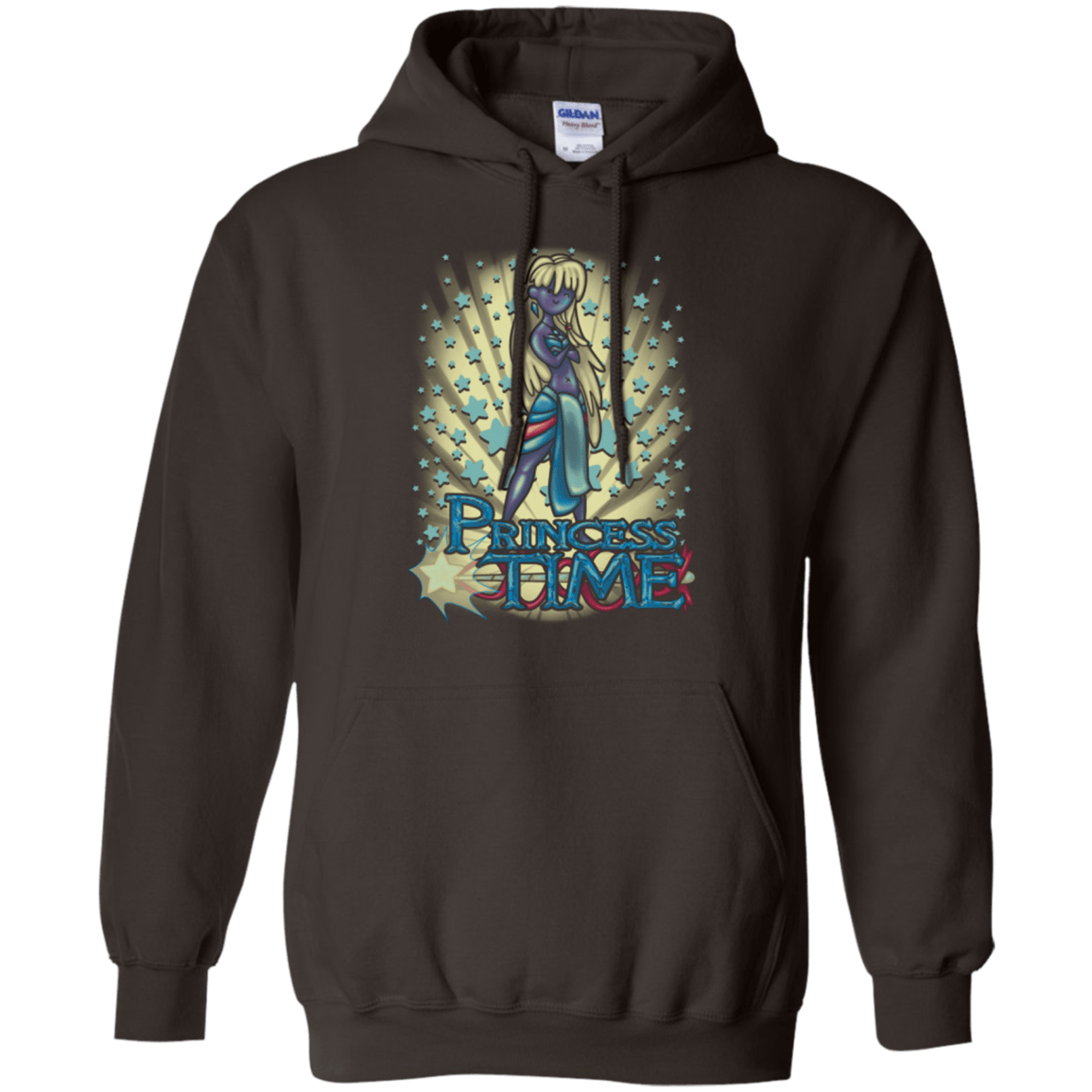 Sweatshirts Dark Chocolate / Small Princess Time Kida Pullover Hoodie