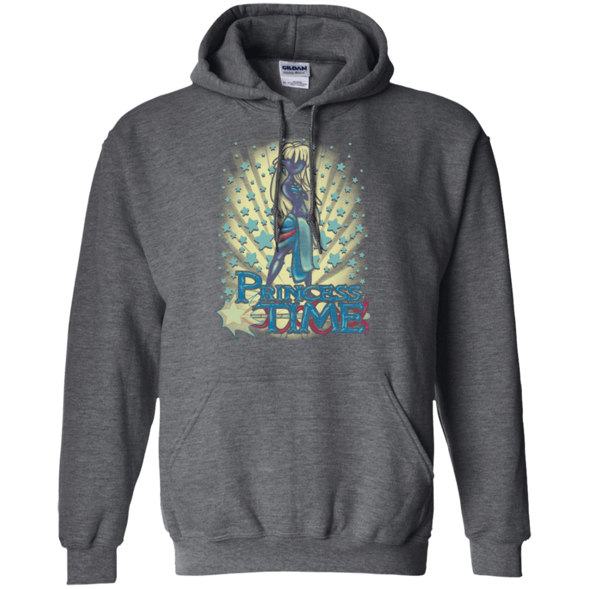 Sweatshirts Dark Heather / Small Princess Time Kida Pullover Hoodie