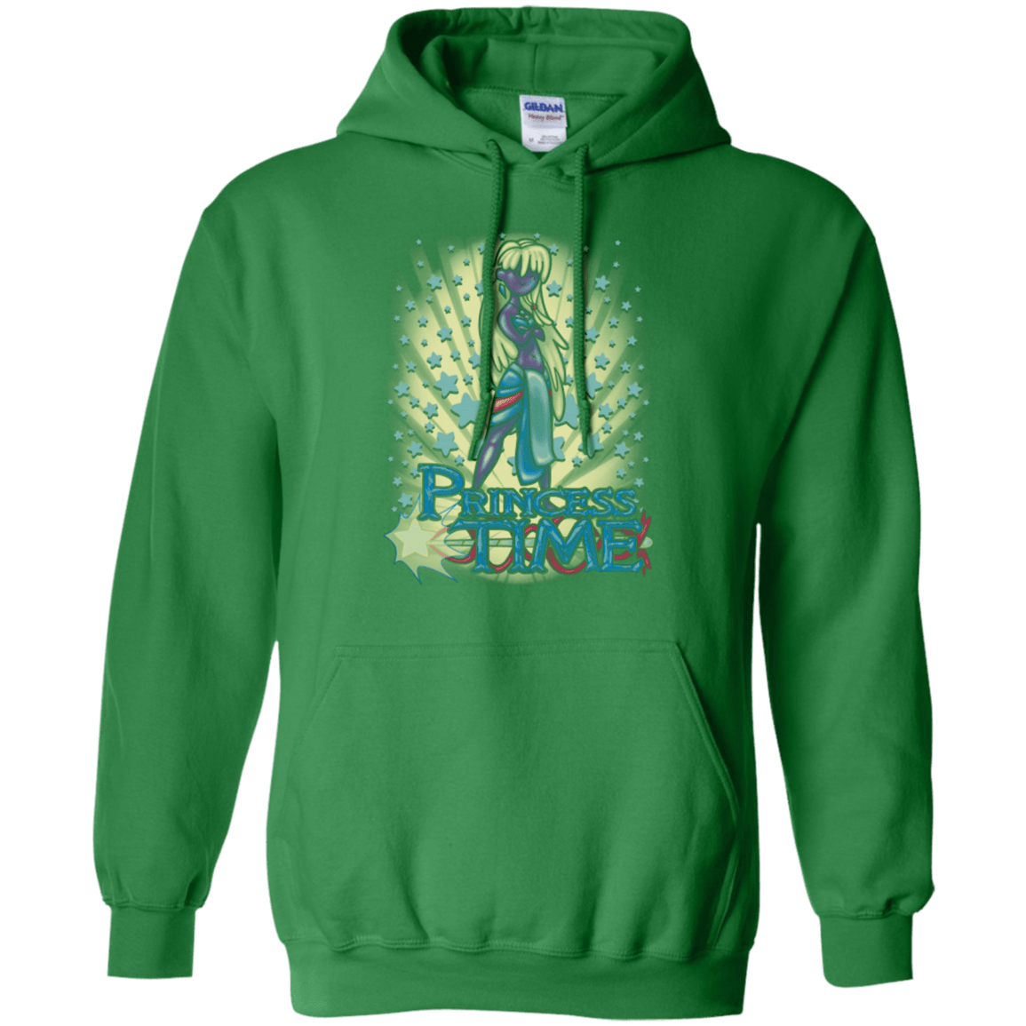 Sweatshirts Irish Green / Small Princess Time Kida Pullover Hoodie
