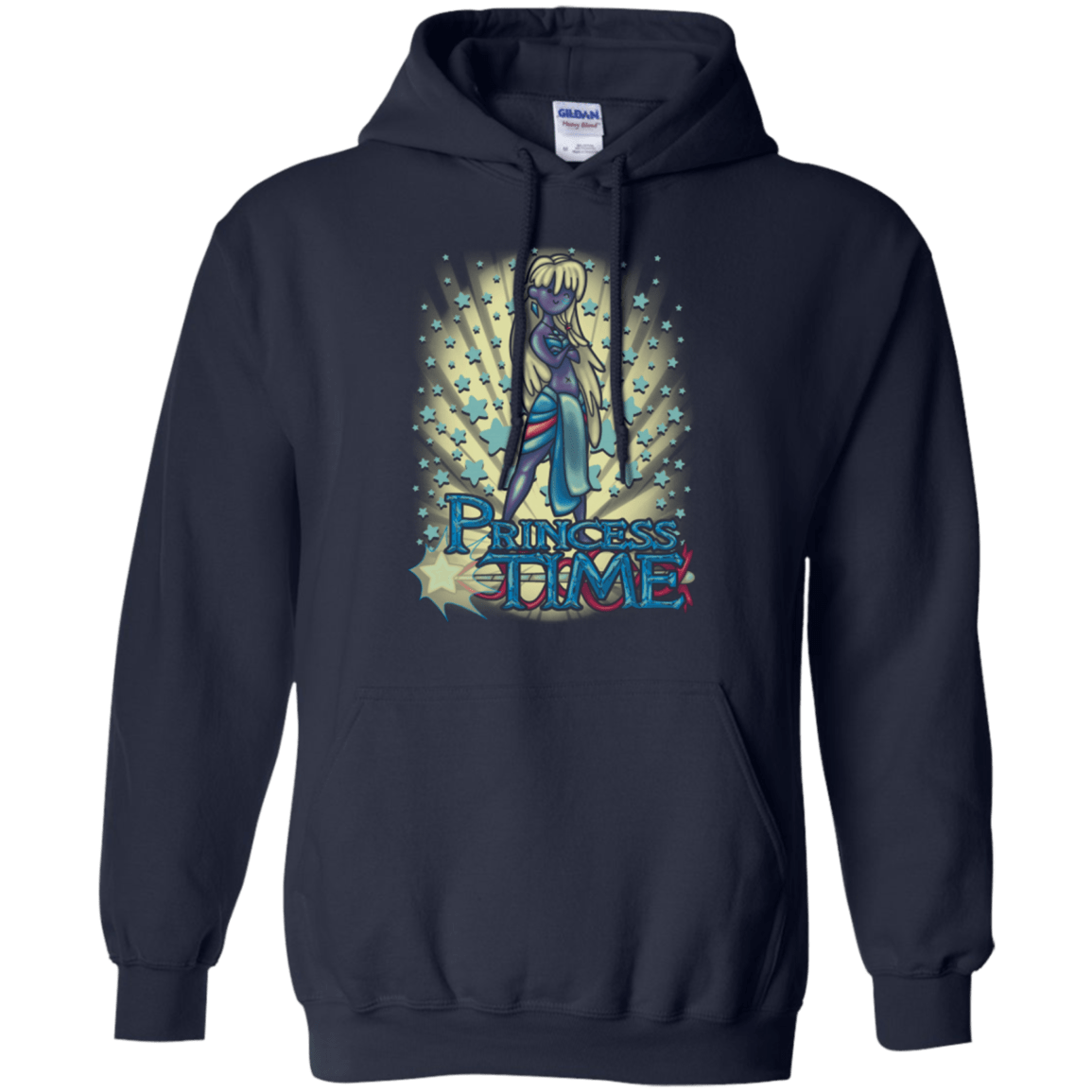Sweatshirts Navy / Small Princess Time Kida Pullover Hoodie