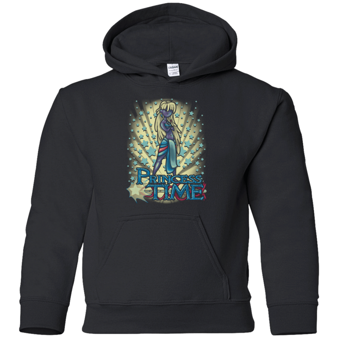 Sweatshirts Black / YS Princess Time Kida Youth Hoodie