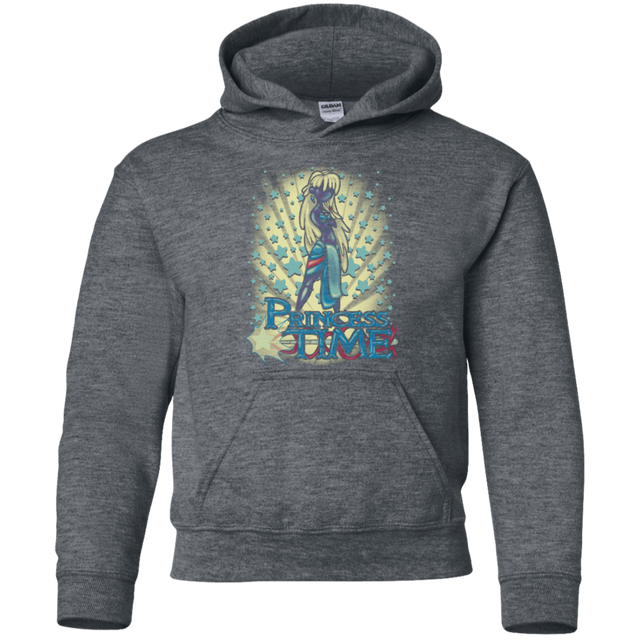 Sweatshirts Dark Heather / YS Princess Time Kida Youth Hoodie