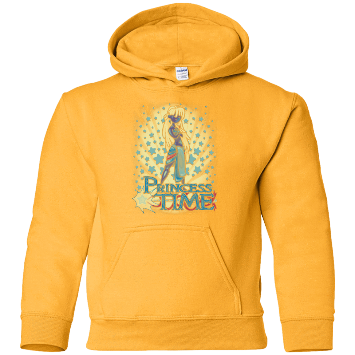 Sweatshirts Gold / YS Princess Time Kida Youth Hoodie