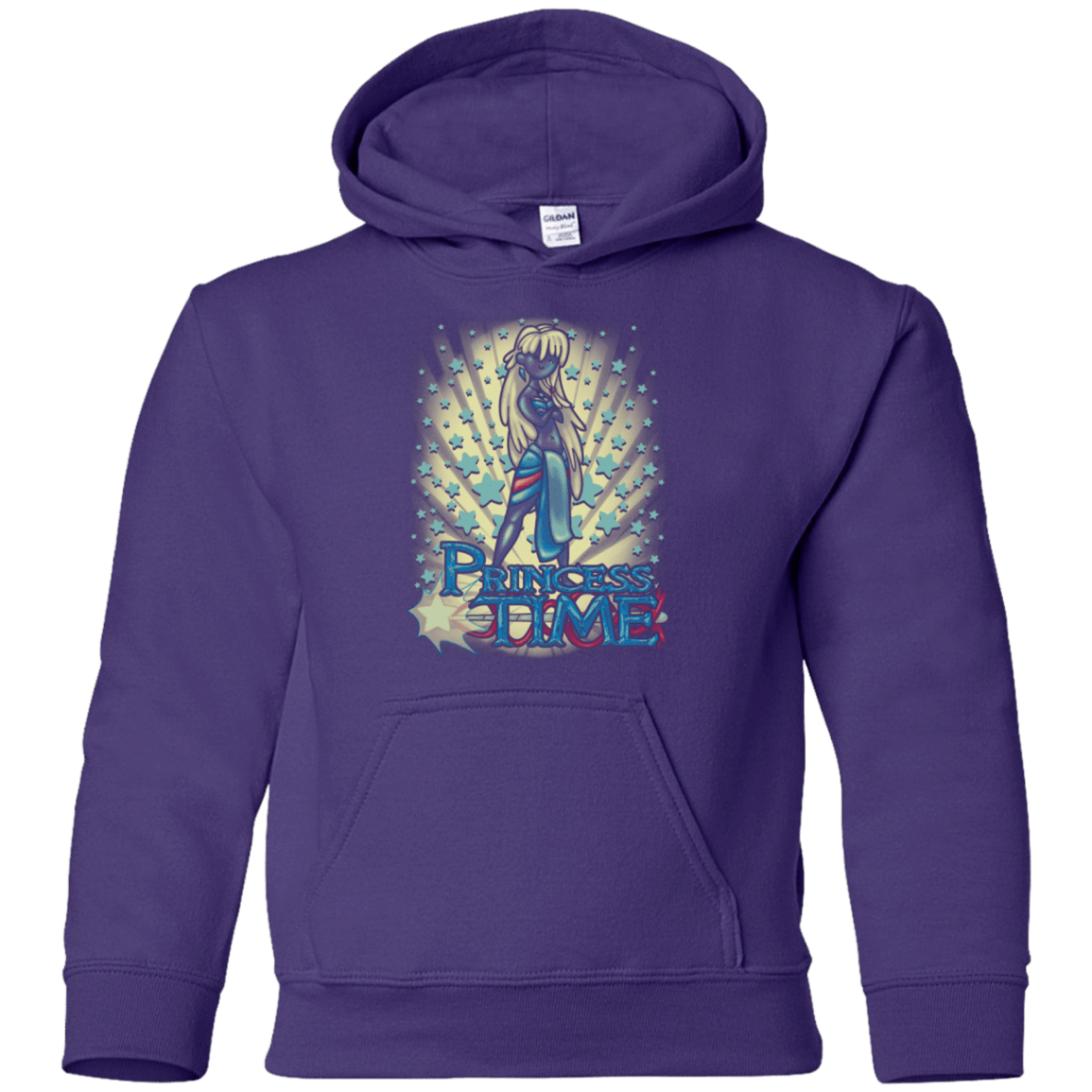Sweatshirts Purple / YS Princess Time Kida Youth Hoodie