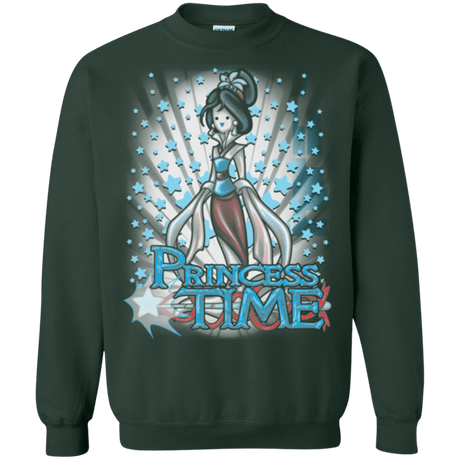 Sweatshirts Forest Green / Small Princess Time Mulan Crewneck Sweatshirt