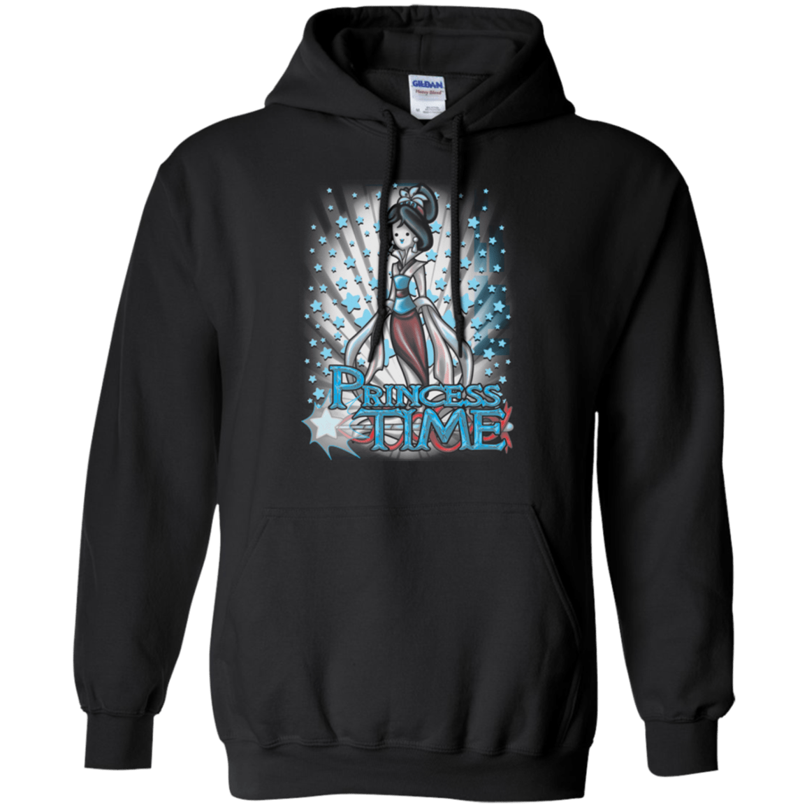 Sweatshirts Black / Small Princess Time Mulan Pullover Hoodie