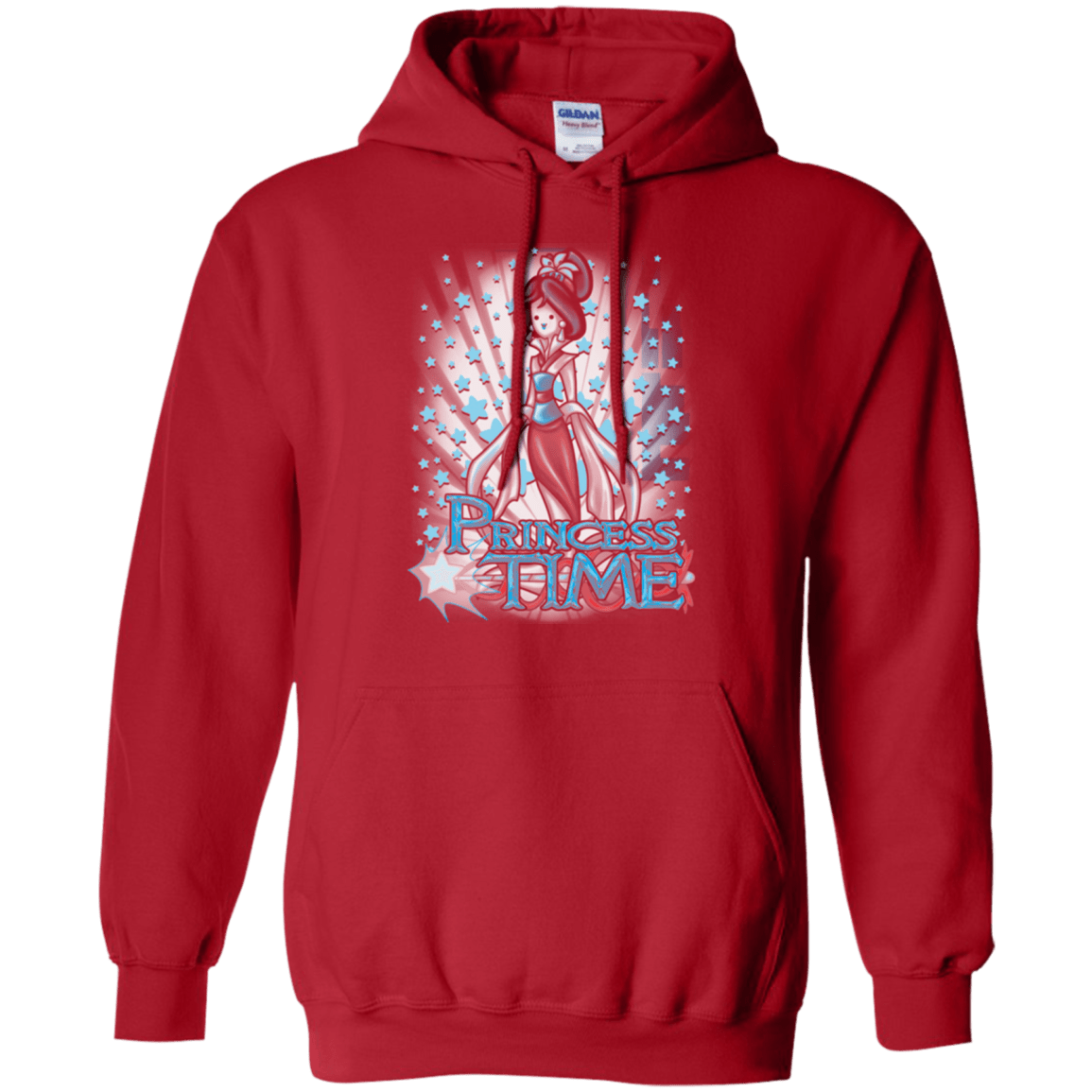 Sweatshirts Red / Small Princess Time Mulan Pullover Hoodie