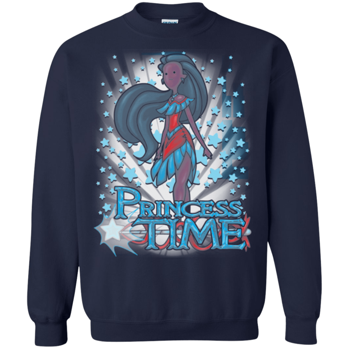 Sweatshirts Navy / Small Princess Time Pocahontas Crewneck Sweatshirt