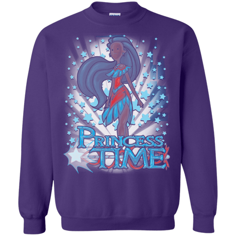 Sweatshirts Purple / Small Princess Time Pocahontas Crewneck Sweatshirt