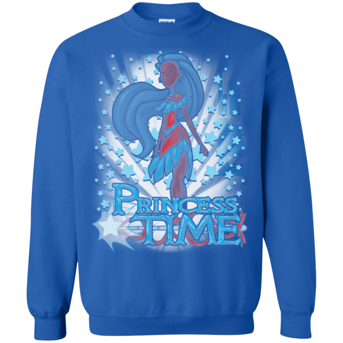Sweatshirts Royal / Small Princess Time Pocahontas Crewneck Sweatshirt