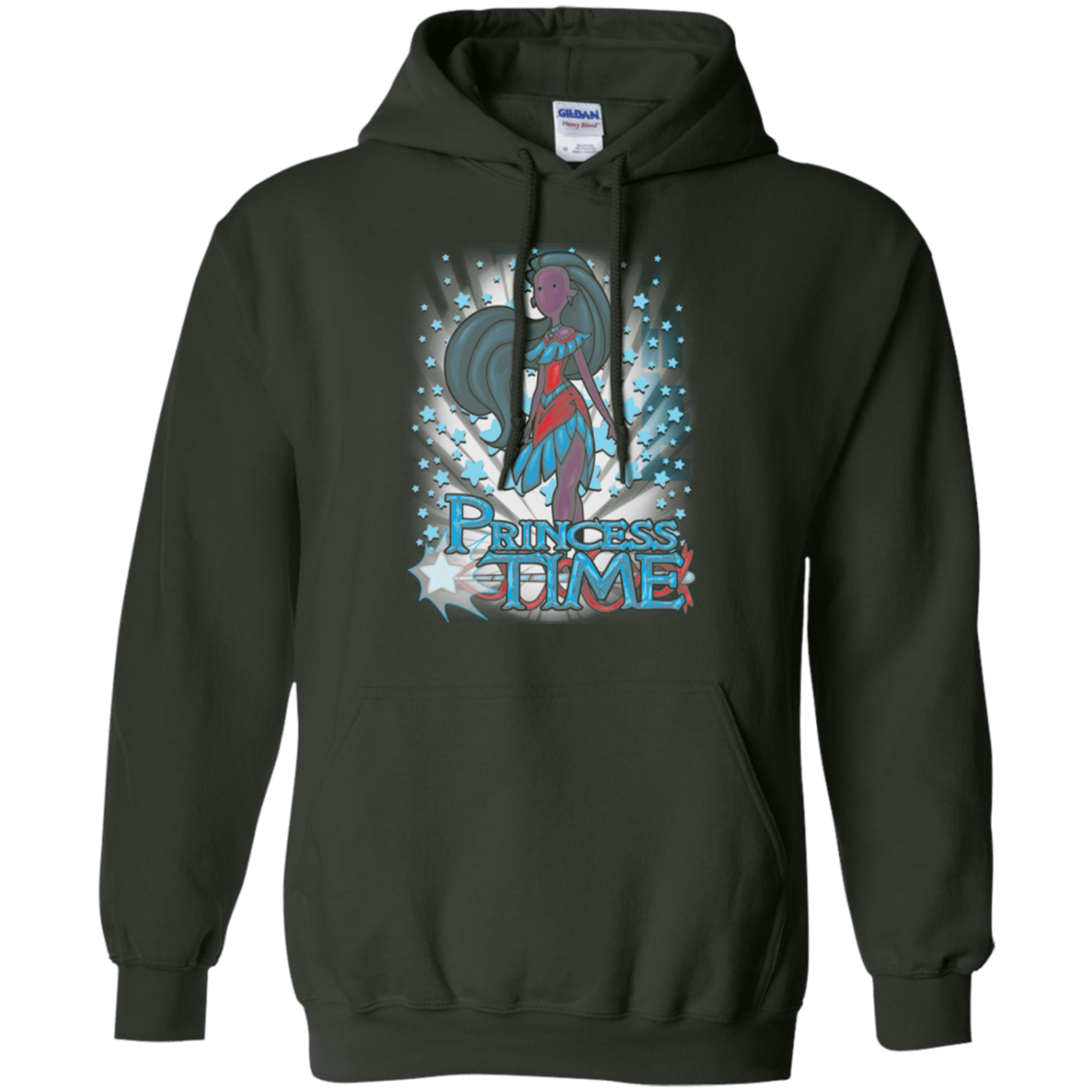 Sweatshirts Forest Green / Small Princess Time Pocahontas Pullover Hoodie