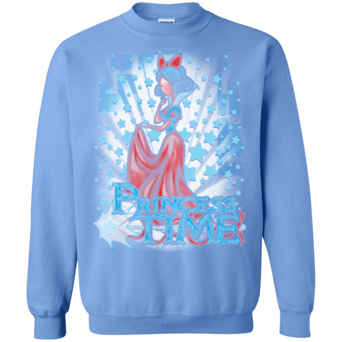 Sweatshirts Carolina Blue / Small Princess Time Snow White Crewneck Sweatshirt